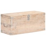 vidaXL Coffre 90x40x40 cm Bois d'acacia solide