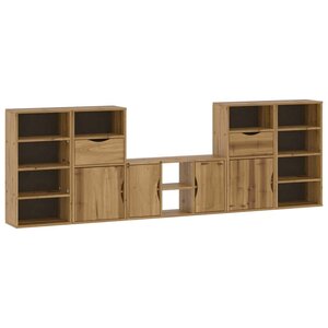 vidaXL Meubles TV 5 Pièces avec rangement ODDA bois de pin massif
