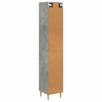 vidaXL Ensemble de Meubles 2 Pièces Gris béton 33 x 34 5 x 90 cm