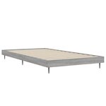 vidaXL Cadre de lit sonoma gris 90x190 cm bois d'ingénierie