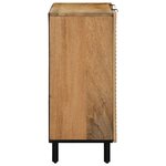 vidaXL Buffet marron 90x33x75 cm bois massif de manguier
