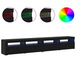 vidaXL Ensemble de Meuble TV 3 Pièces Chêne noir 240 x 35 x 40 cm