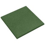 vidaXL Dalles de Protection Anti-Chute 6 pièces Vert 50 x 50 cm