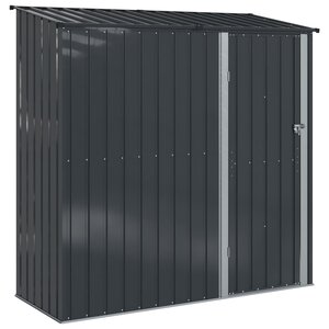 vidaXL Cabanons de jardin Anthracite 203 x 85 5 x 200 cm Métал
