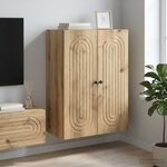 vidaXL Armoire Murale 66 x 34 5 x 90 cm Bois d'ingénierie