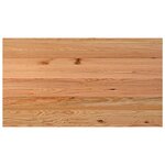 vidaXL Table à manger marron clair bois de chêne massif rectangulaire