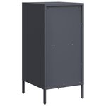 vidaXL Buffet anthracite 35x39x73 5 cm acier laminé à froid