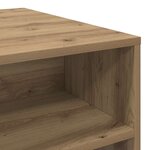 vidaXL Table basse Chêne artisanal 90 x 55 x 42 5 cm Bois d'ingénierie
