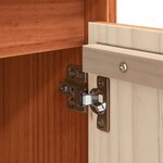 vidaXL Buffet Brun cire 70 x 34 x 80 cm Pin massif