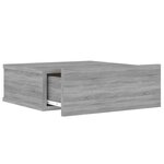 vidaXL Tables de chevet flottantes 2 Pièces Sonoma gris 40x30x15 cm