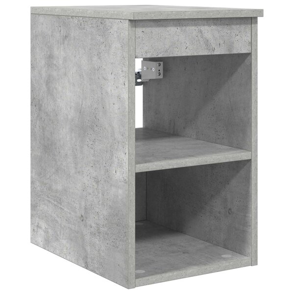 vidaXL Meuble de Salle de Bain In-between Gris béton 30 x 35 x 50 cm