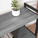 vidaXL Bibliothèque Sonoma gris 80 x 30 x 83 cm Bois d'ingénierie