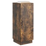 vidaXL Buffet Chêne fumé 33 x 34 5 x 87 cm Bois d'ingénierie