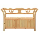 vidaXL Banc 107x45x75 5 cm Bois de sapin solide