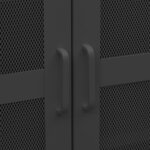 vidaXL Coffre de rangement industriel Noir 70x40x115 cm Métal