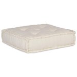 vidaXL Canapé modulaire 2 Pièces Crème 140 x 70 x 56 cm tissu