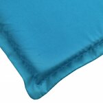 vidaXL Coussin de chaise longue bleu 186x58x4 cm tissu oxford