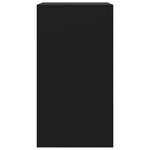 vidaXL Armoire à chaussures noir 60x34x63 5 cm bois d'ingénierie