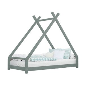 Lit tipi enfant TAHUKA 90 x 190 vert sauge