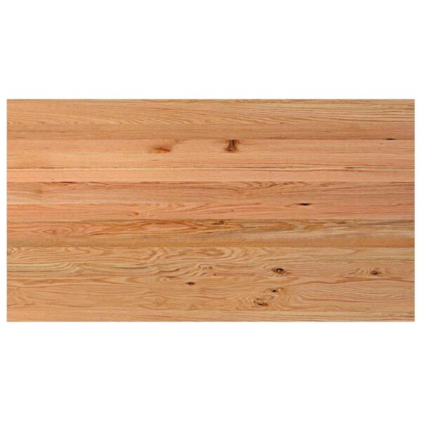 vidaXL Dessus de bureau marron clair bois chêne massif rectangulaire
