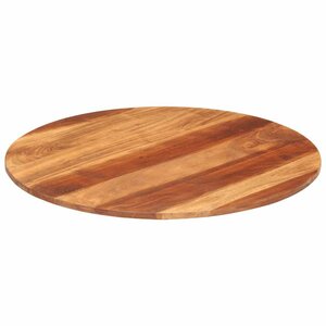vidaXL Dessus de table bois massif d'acacia rond 15-16 mm 70 cm