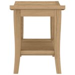 vidaXL Table d'appoint de salle de bain 50x35x45cm bois de teck solide