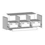 vidaXL Meuble TV jaune moutarde 99x39x44 cm acier