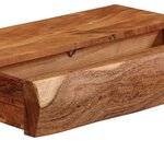 vidaXL Étagères murales 2 Pièces 40x17x8 cm bois massif d'acacia