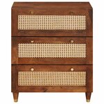 vidaXL Buffet Marron 60 x 33 x 75 cm Bois de mangue massif