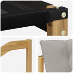 vidaXL Ensemble de canapés d'extérieur 7 pc