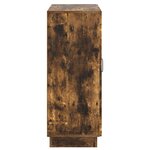 vidaXL Buffet Chêne fumé 66 x 34 5 x 87 cm Bois d'ingénierie