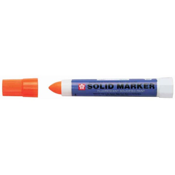 Marqueur XSC305 Usage industriel 'Solid Marker' orange fluo SAKURA