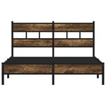 vidaXL Cadre de lit sans matelas avec tête de lit 150x200 cm
