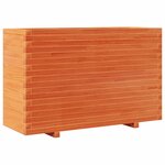 vidaXL Jardinière cire marron 110x40x72 cm bois de pin massif