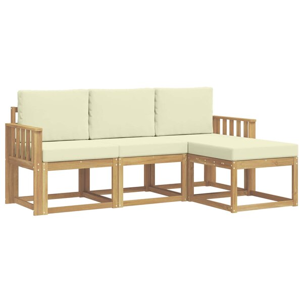 vidaXL Ensemble de canapés d'extérieur 4 pc