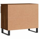 vidaXL Armoire à chaussures Chêne marron 70x36x60 cm Bois d'ingénierie