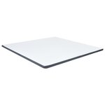 vidaXL Surmatelas de sommier tapissier 200x200x5 cm mi-doux