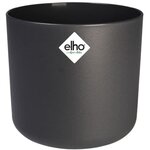 B.for Soft Pot de fleurs rond 25 - Noir Ø 25 x 23 cm