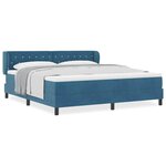 vidaXL Lit à ressorts avec matelas gris foncé 80x200 cm en velours