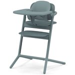 Chaise haute évolutive - Bleu - Réglable en hauteur et en profondeur