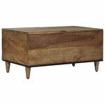 vidaXL Table basse Marron 80 x 50 x 40 cm Bois de mangue massif