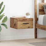 vidaXL Cabinet de chevet Bois ancien 35 x 35 x 20 cm Bois d'ingénierie