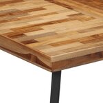 vidaXL Table de bar 110x55x105 cm bois de teck solide