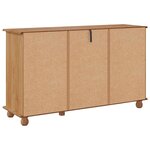 vidaXL Buffet ASKIM Marron 133 5 x 40 x 79 cm Bois massif en pin