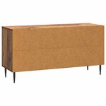 vidaXL Meuble TV Bois ancien 99 x 34 5 x 50 cm Bois d'ingénierie
