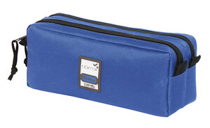 Trousse scolaire 2 compartiments Teknik - Bleu