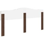 vidaXL Tête de lit Chêne brun 200 cm Bois d'ingénierie