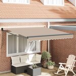 vidaXL Auvent Beige 300 x 250 x 165 cm Polyester