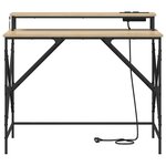 vidaXL Bureau Chêne sonoma 100 x 50 x 86.5 cm Bois d'ingénierie