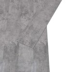 vidaXL Dalles de plancher PVC autoadhésif 5 21 m² 2 mm marron ciment